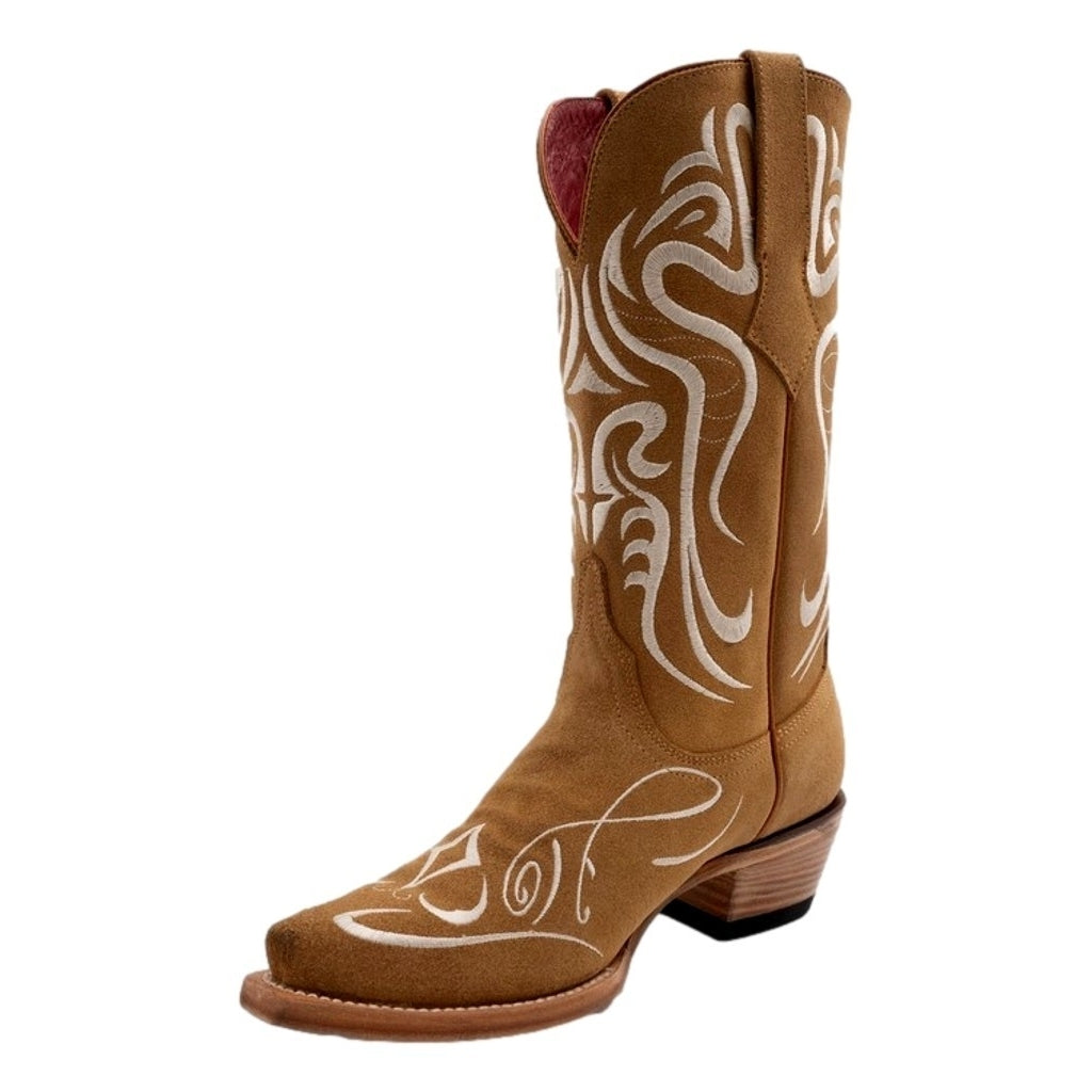 Ferrini Western Boots Womens Belle 12" Snip Toe Sand 80961-30 Image 1