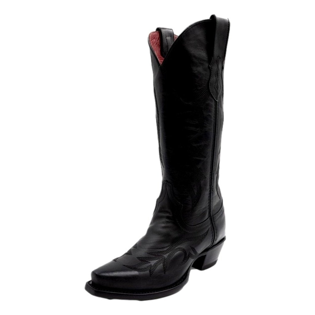 Ferrini Western Boots Womens Scarlett 14" Snip Toe Black 84261-04 Image 1