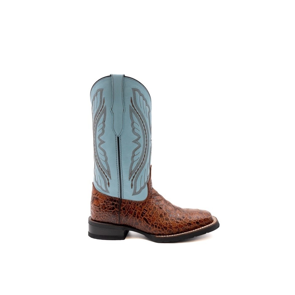 Ferrini Western Boots Womens Kai Sea Turtle Print Cigar 92593-61 Image 3