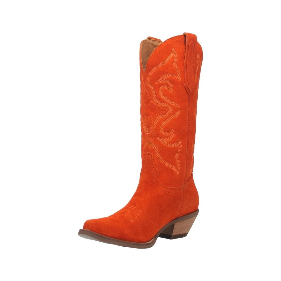 Dingo Western Boots Womens 12" Shaft Out West Snip Toe DI920 Image 1