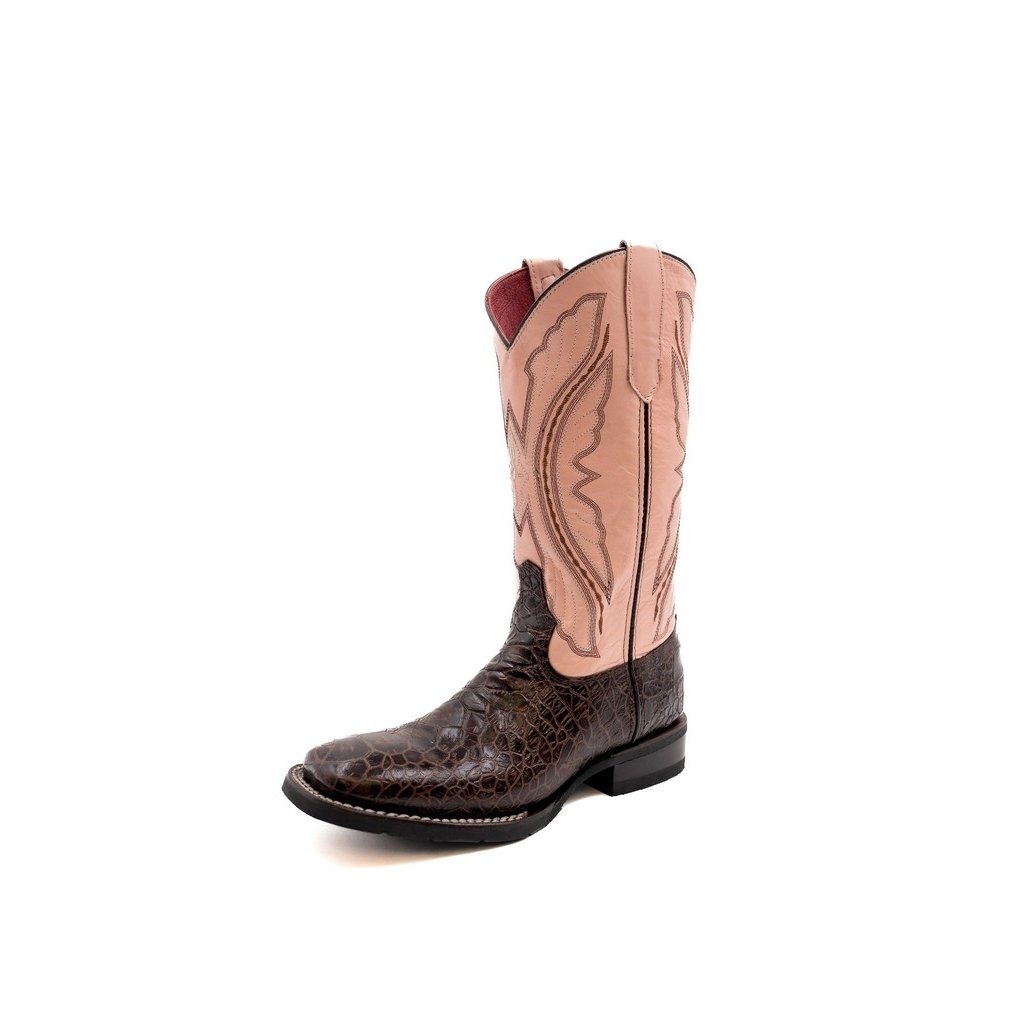 Ferrini Western Boots Womens Kai Sea Turtle Print Chocolate 92593-09 Image 1