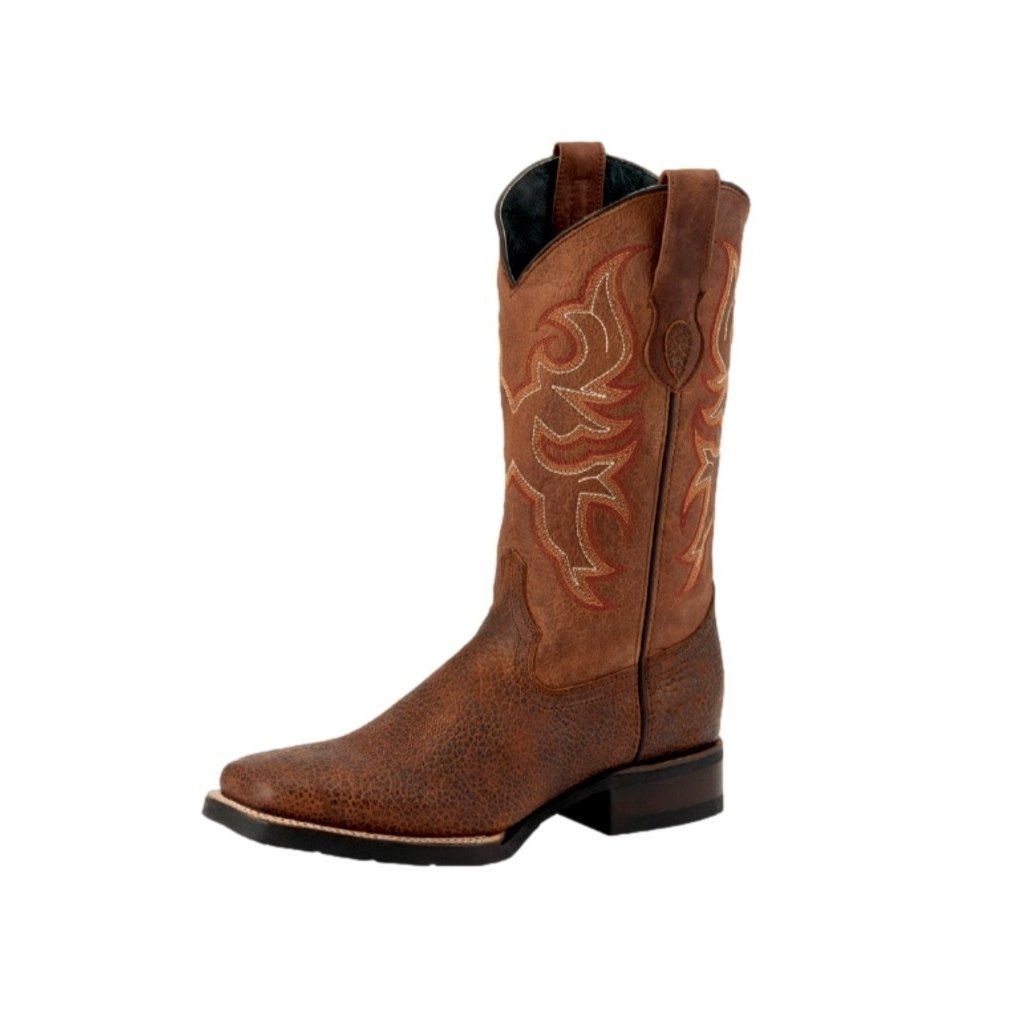 Ferrini Western Boots Womens Toro Square Toe Leather Brandy 82993-55 Image 1