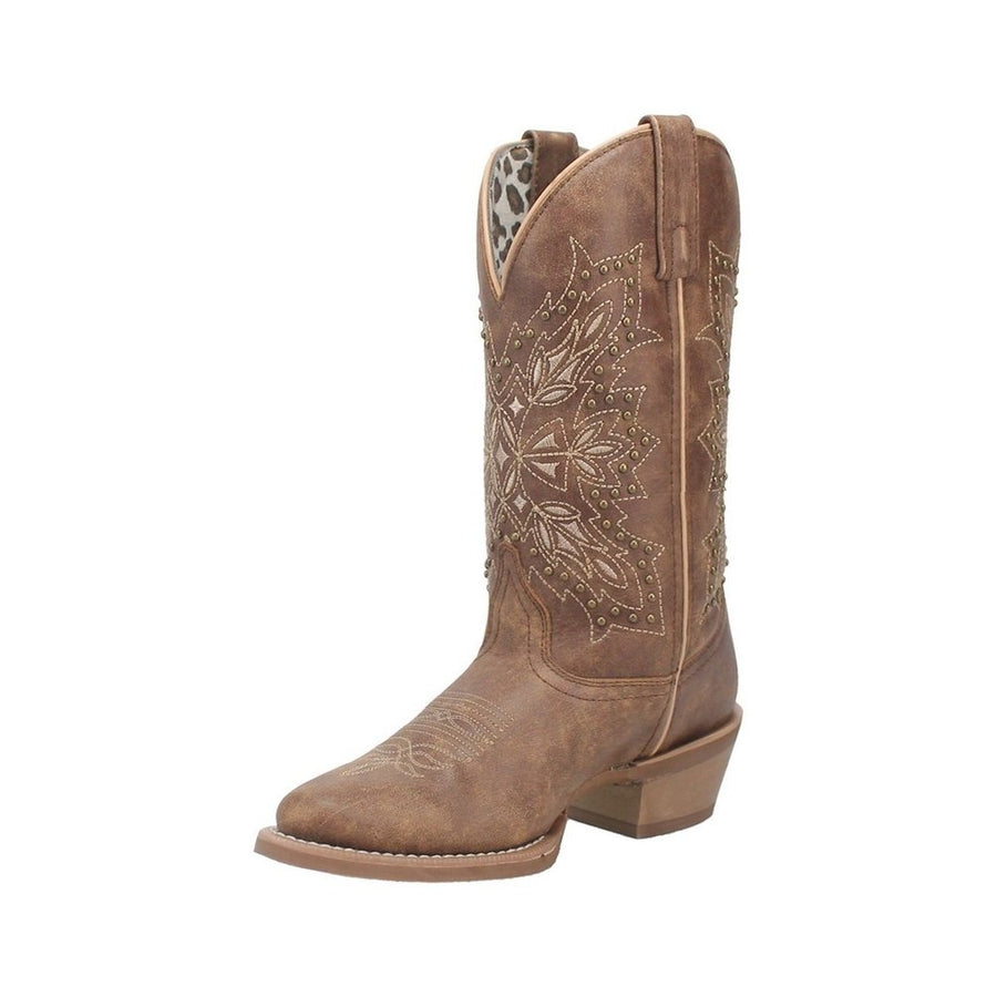 Laredo Western Boots Womens Journee Studs Round Toe Brown 51191 Image 1