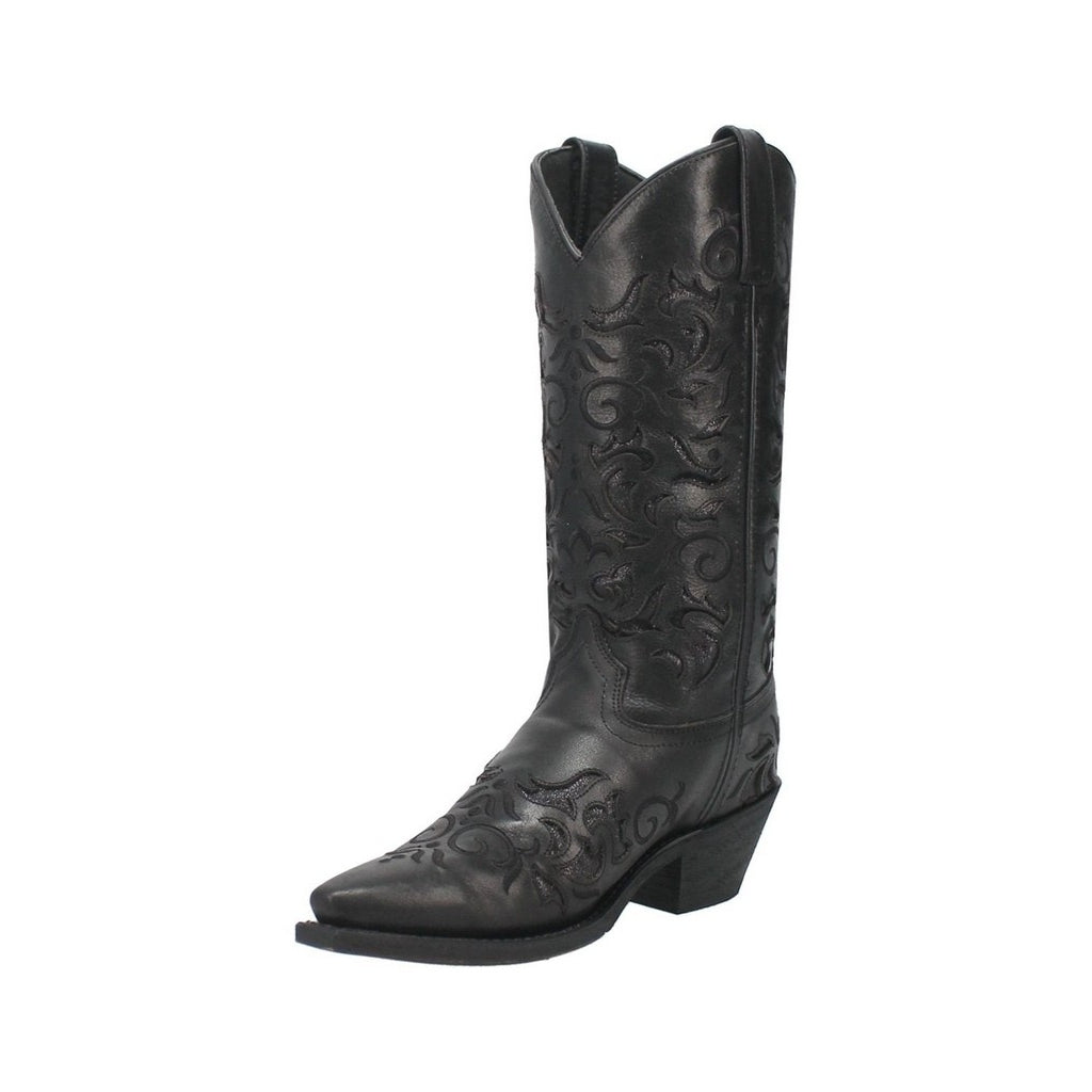 Laredo Western Boots Womens Night Sky Underlay Snip Toe Black 52450 Image 1