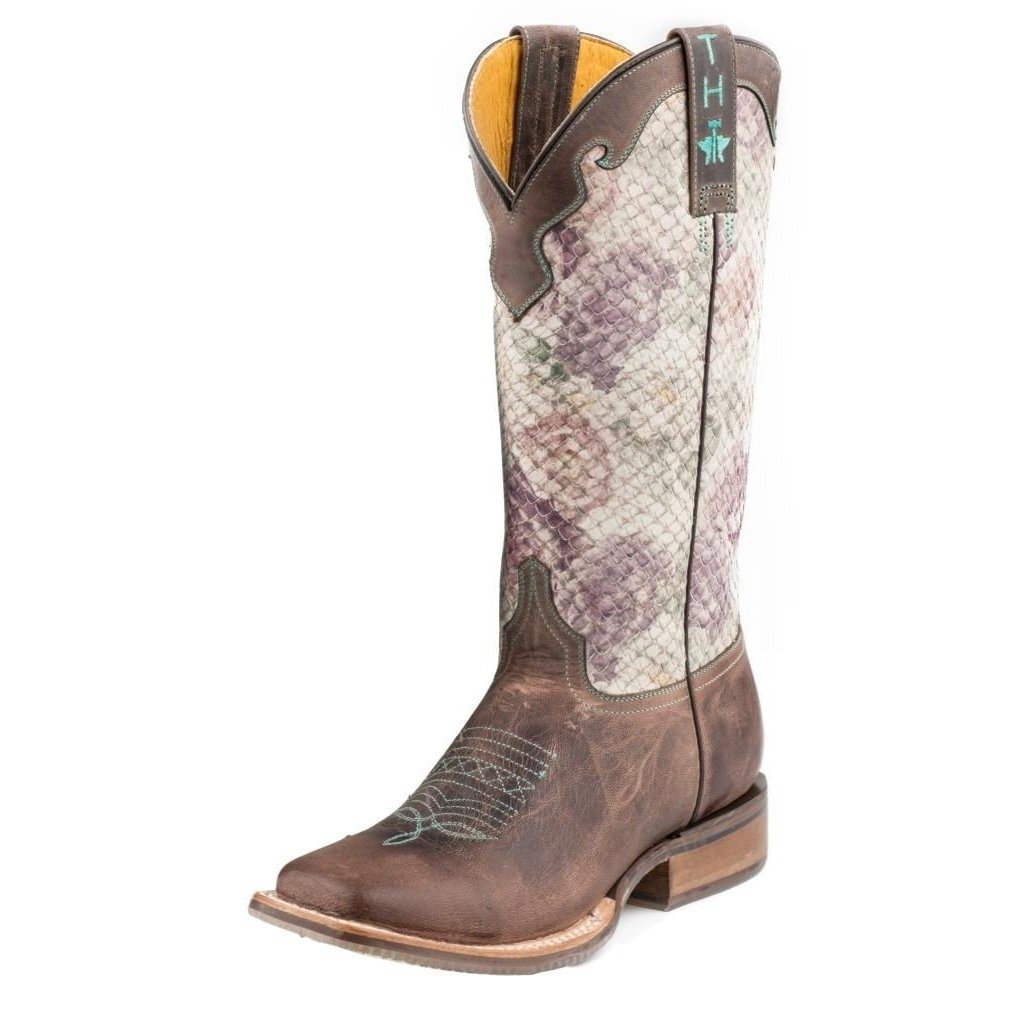 Tin Haul Western Boots Womens Rosealicious Brown 14-021-0077-1411 BR Image 1