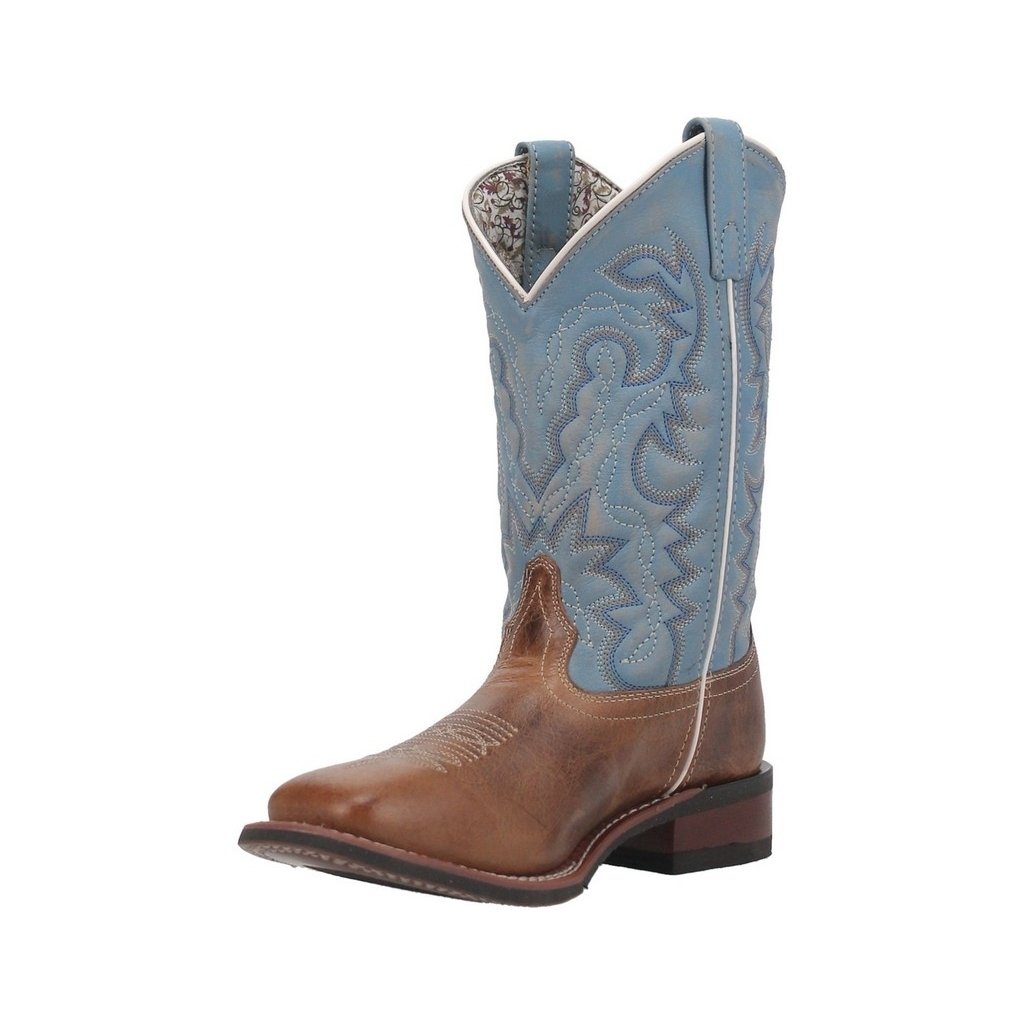 Laredo Western Boots Womens 11" Pull On Darla Square Honey 5895 Image 1