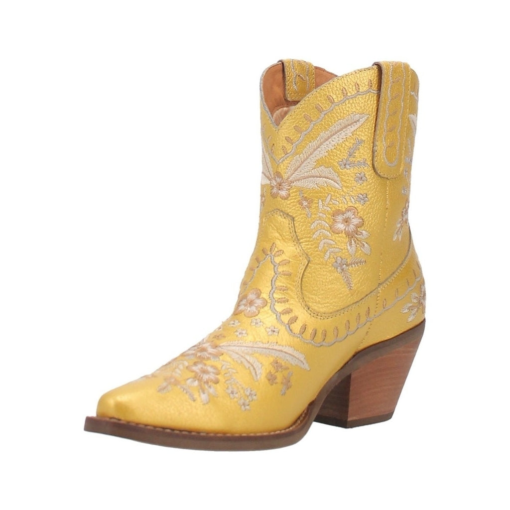 Dingo Western Boots Womens Primrose Flower Embroidery Bootie DI748 Image 1