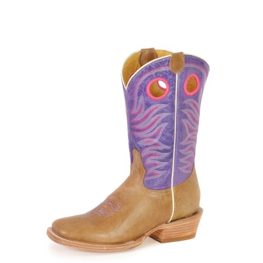 Roper Western Boots Womens Leather Purple 09-021-8024-8632 PU Image 1