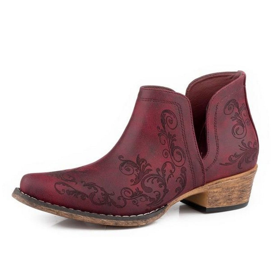 Roper Western Boots Womens Ava Laser Red 09-021-1567-3412 RE Image 1