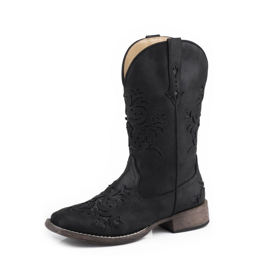 Roper Western Boots Womens Kennedy Black 09-021-1903-1657 BL Image 1