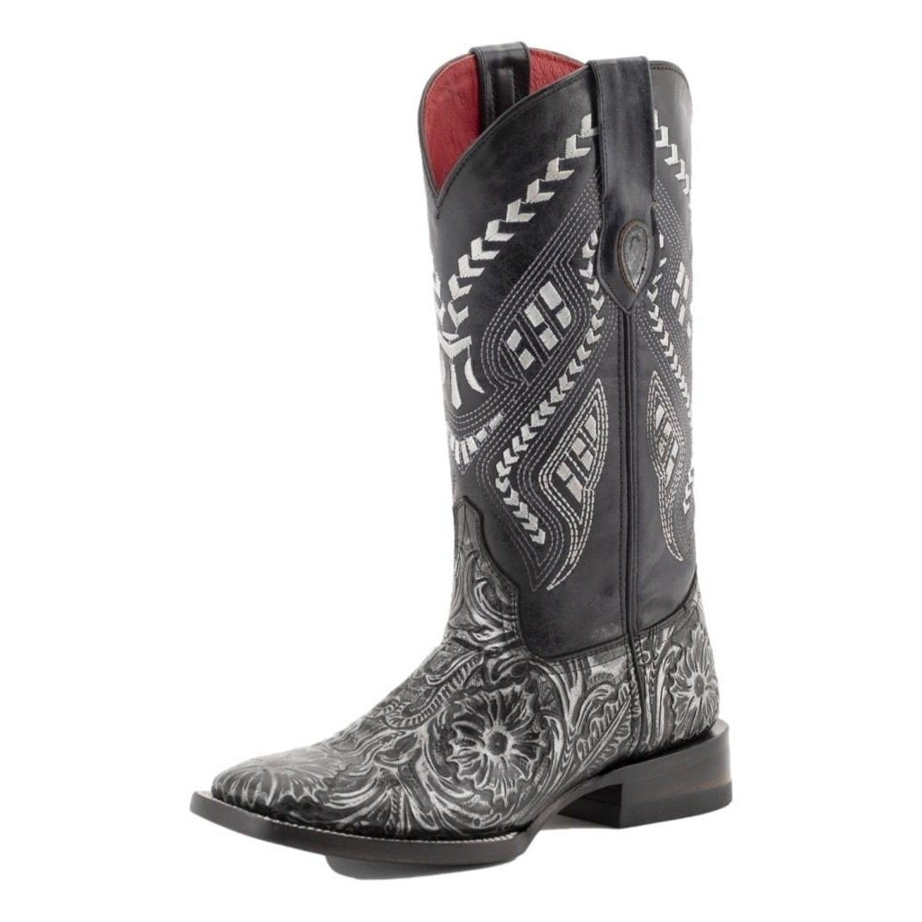 Ferrini Western Boots Womens Cleopatra Embossed Silver 83893-34 Image 1