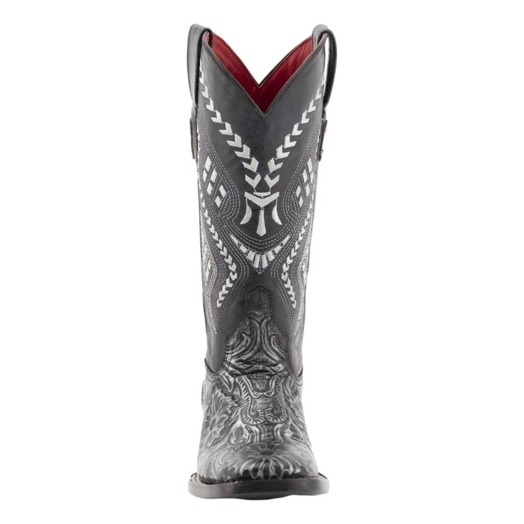 Ferrini Western Boots Womens Cleopatra Embossed Silver 83893-34 Image 3