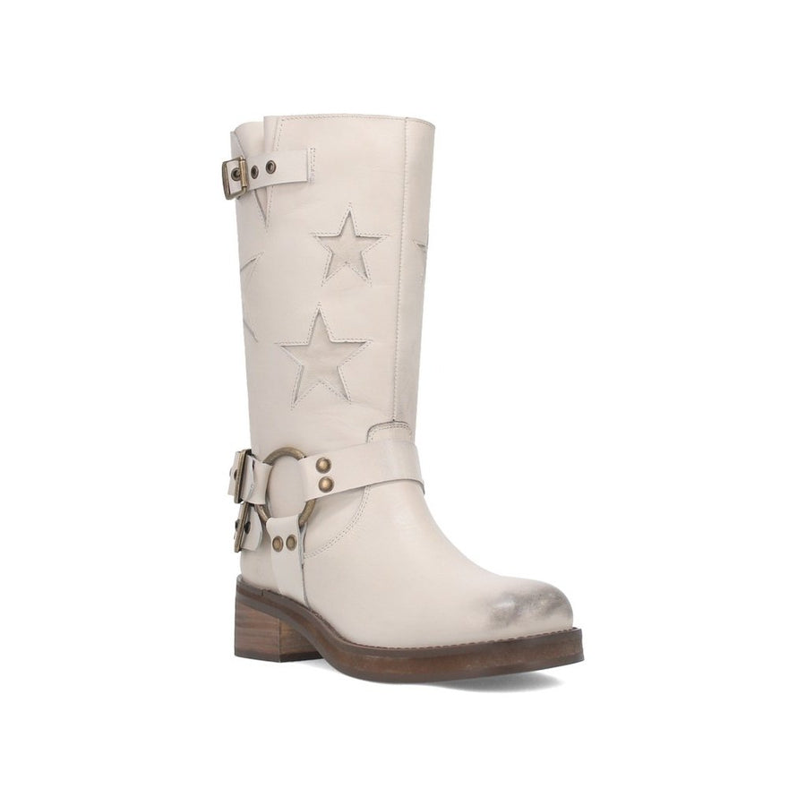 Dingo Fashion Boots Womens Blacklist Stars Harness Round Toe DI215 Image 1