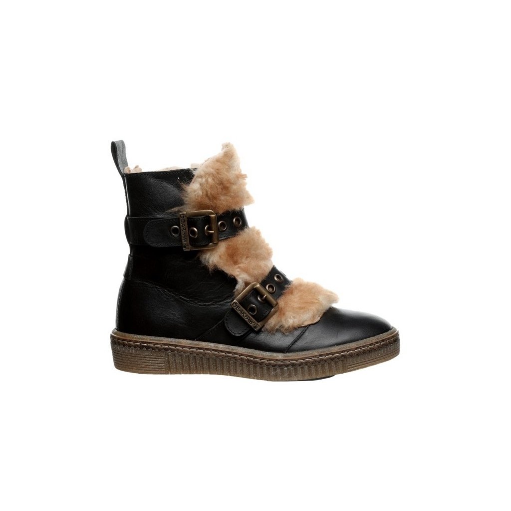 Bearpaw Outdoor Boots Womens Yolanda Zipper Sheepskin faux 2932W Image 3