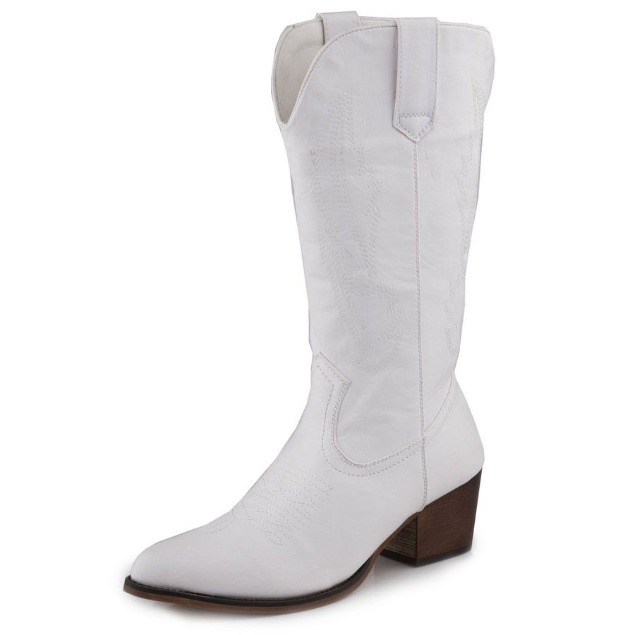 Roper Western Boots Womens Nettie Faux White 09-021-1556-3133 WH Image 1