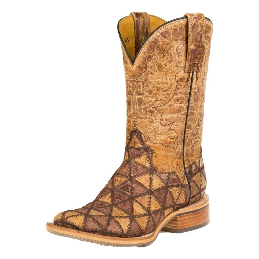 Tin Haul Western Boots Womens Dont Be Square Tan 14-021-0007-1295 TA Image 1