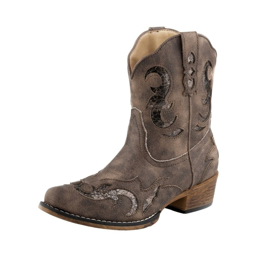 Roper Western Boots Womens Ida Metallic Underlay 09-021-1567-3137 BR Image 1