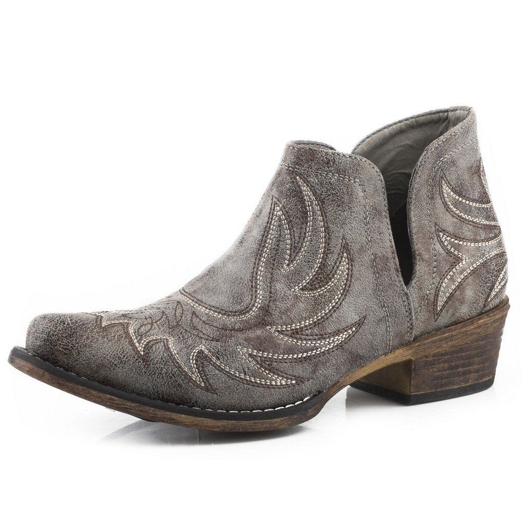 Roper Western Boots Womens Ava Single Welt Ankle 09-021-1567-2635 GY Image 1