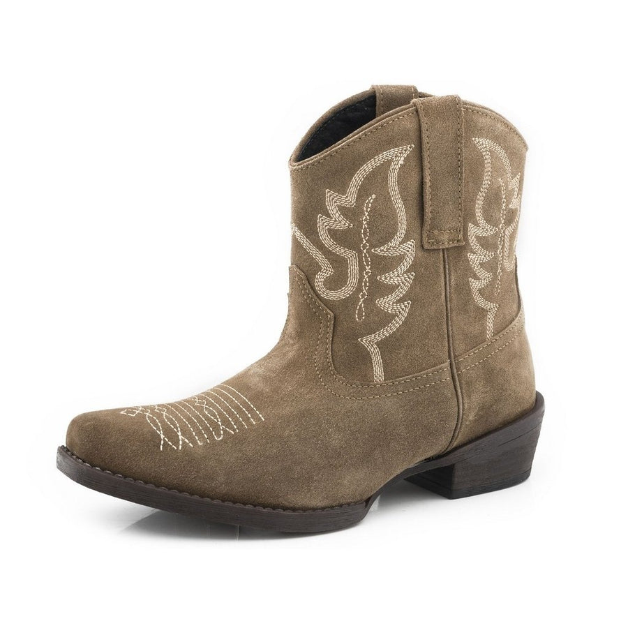 Roper Western Boots Womens Dusty II Shorty Tan 09-021-0191-3096 TA Image 1