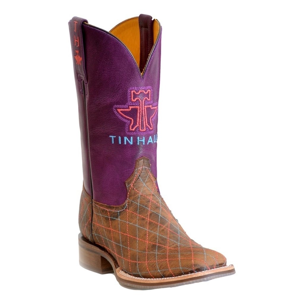 Tin Haul Western Boot Women Rodeo Sweetheart Brown 14-021-0101-5025 BR Image 1