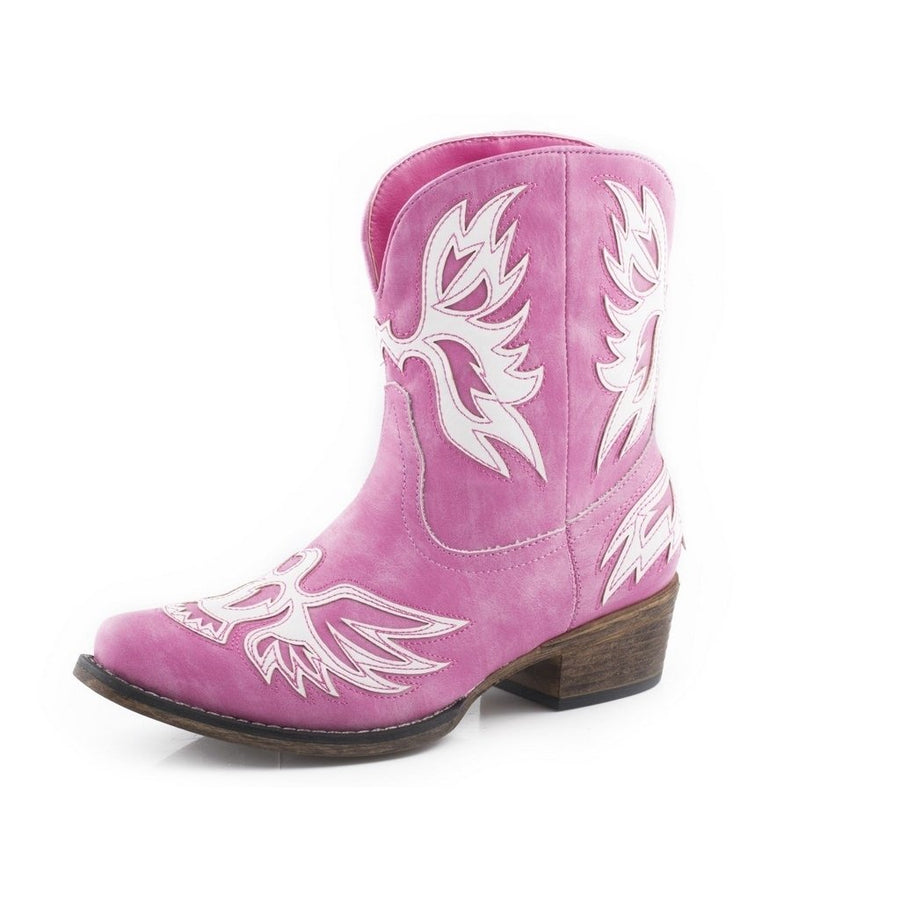 Roper Western Boots Womens Amelia Eagle Pink 09-021-1567-3031 PI Image 1