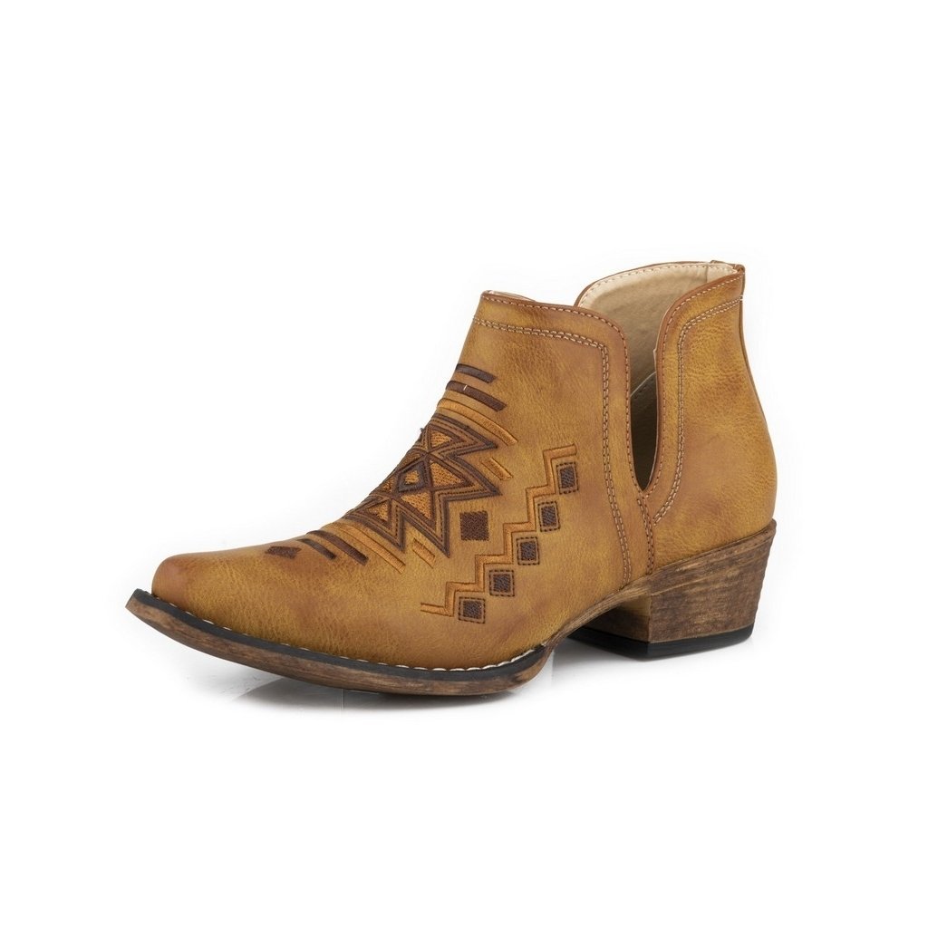 Roper Fashion Boots Womens Ava Aztec Tan 09-021-1567-3268 TA Image 1