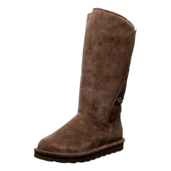 Bearpaw Casual Boots Womens Violet Aztec Band Suede Neverwet 2948W Image 1