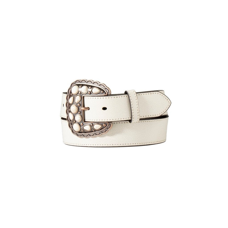 Angel Ranch Western Belt Womens Cracked Stones Smooth D140006605 Image 1