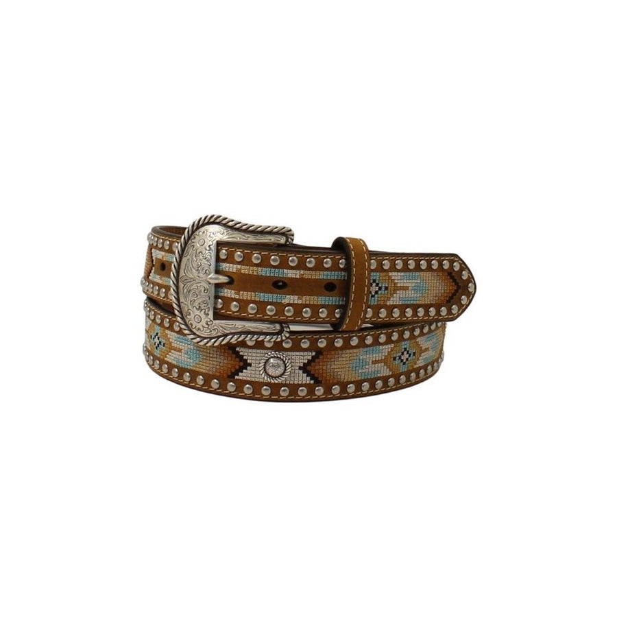 Nocona Western Belt Womens Southwest Embroidered Conchos N320003044 Image 1