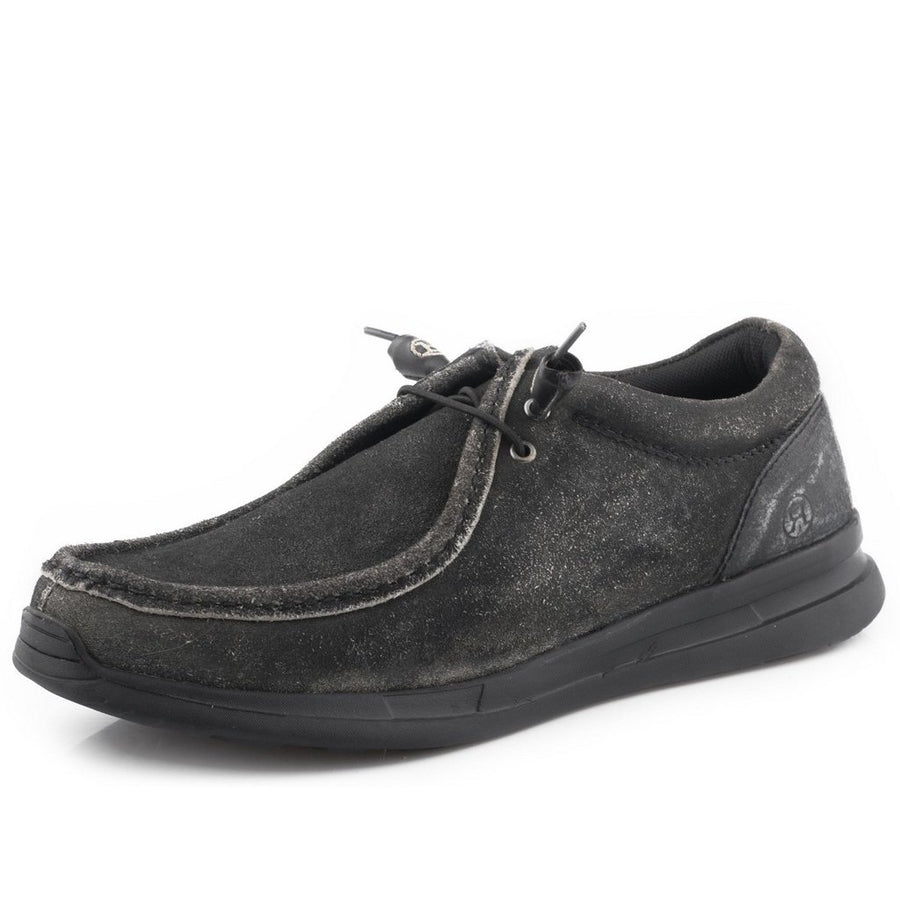 Roper Casual Shoes Mens Chillin Low Chukka Black 09-020-0992-2963 BL Image 1