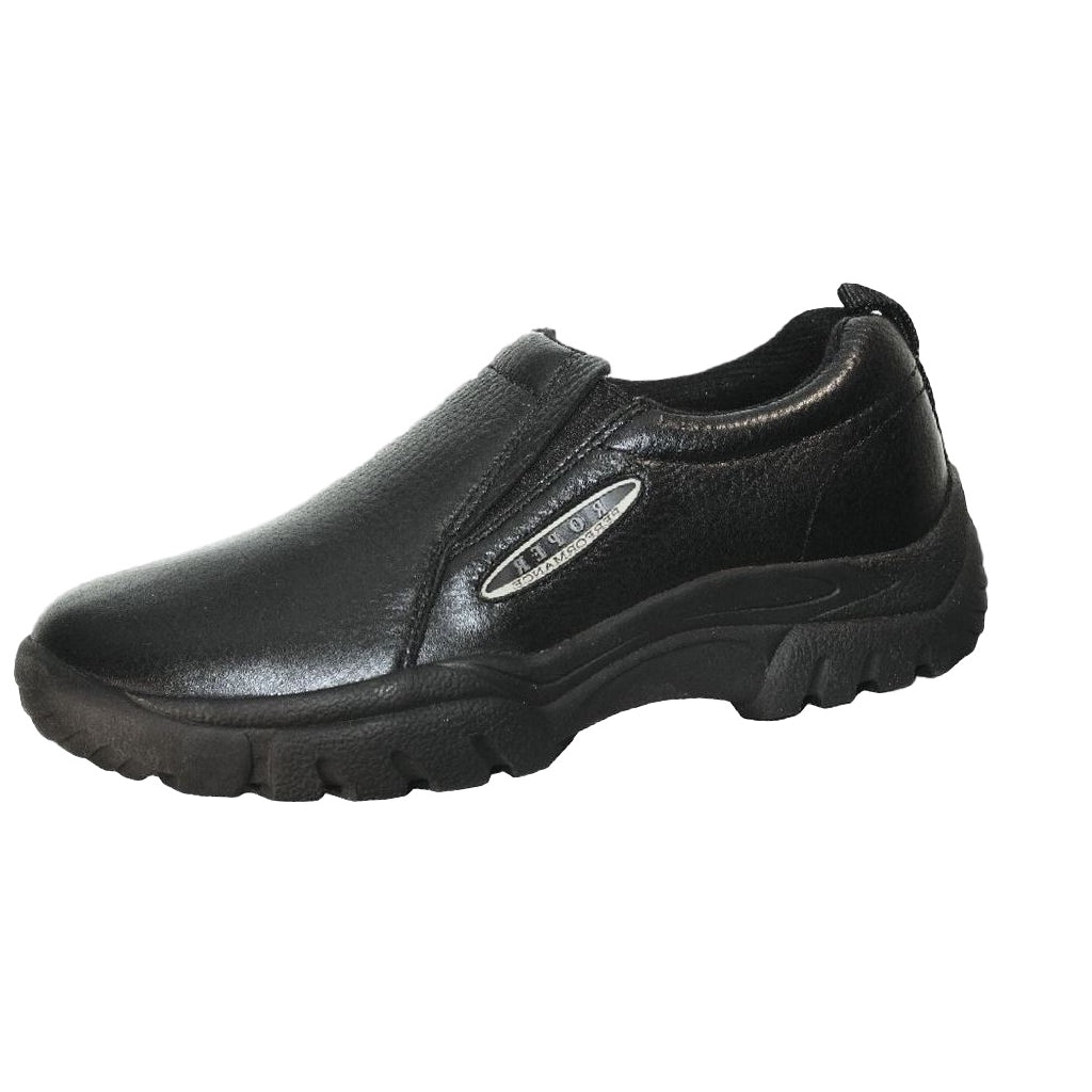 Roper Casual Shoes Mens Leather Slip On Black 09-020-0601-0208 BL Image 1