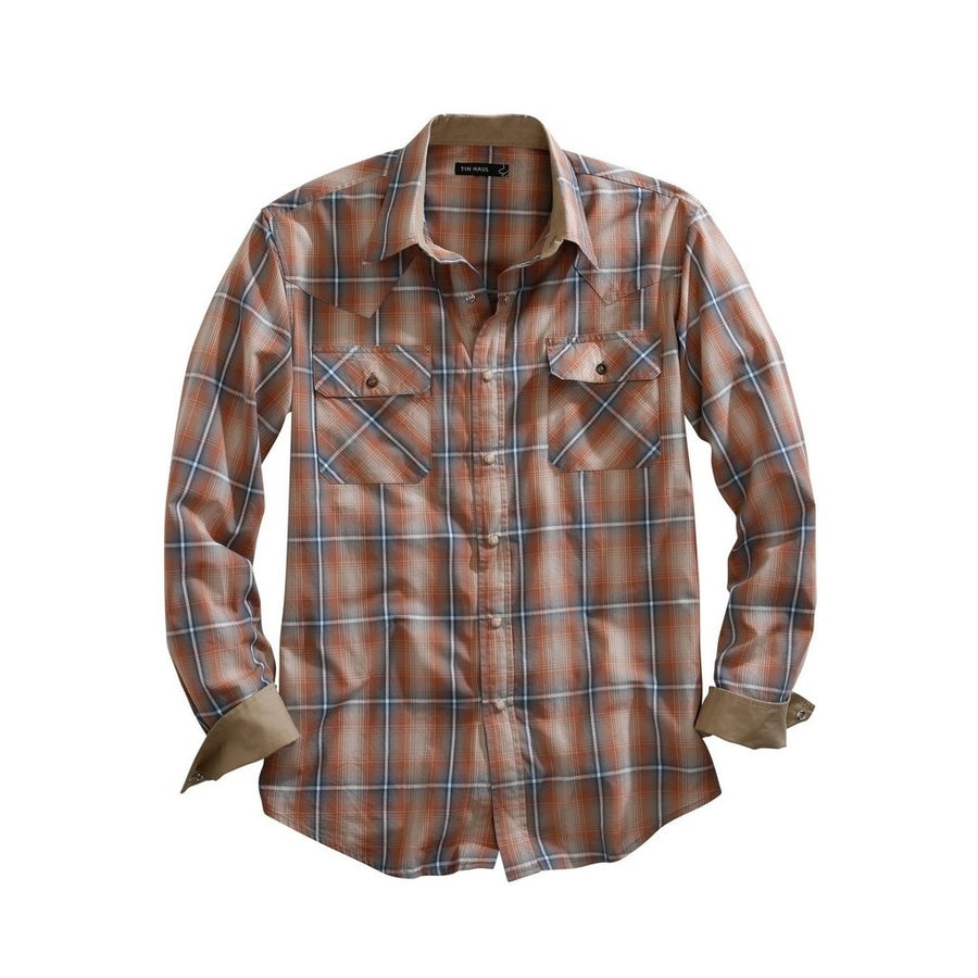 Tin Haul Western Shirt Men Long Sleeve Dusty Ombre 10-001-0062-7012 BR Image 1