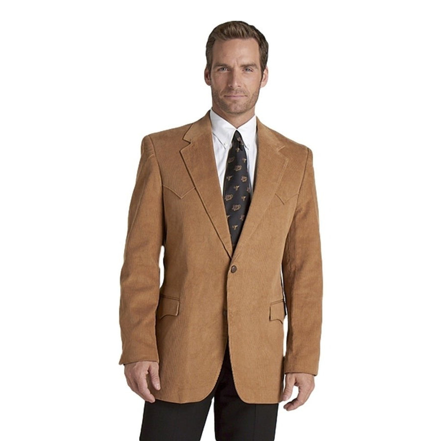 Circle S Western Sport Coat Mens Pointed Yoke Button Lubbock CC4588 Image 1