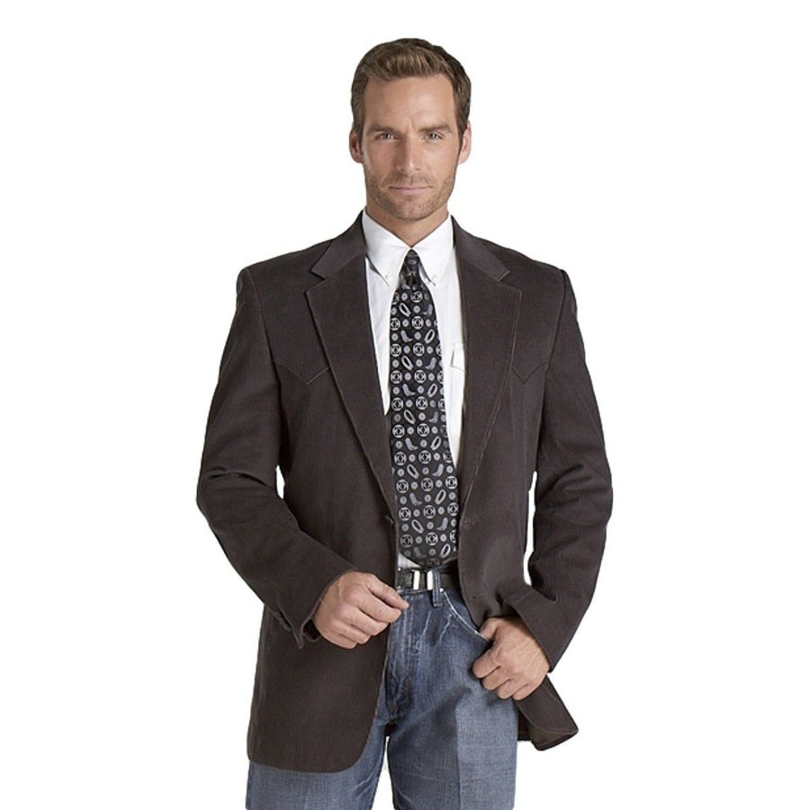 Circle S Western Sport Coat Mens Pointed Yoke Button Lubbock CC4588 Image 1