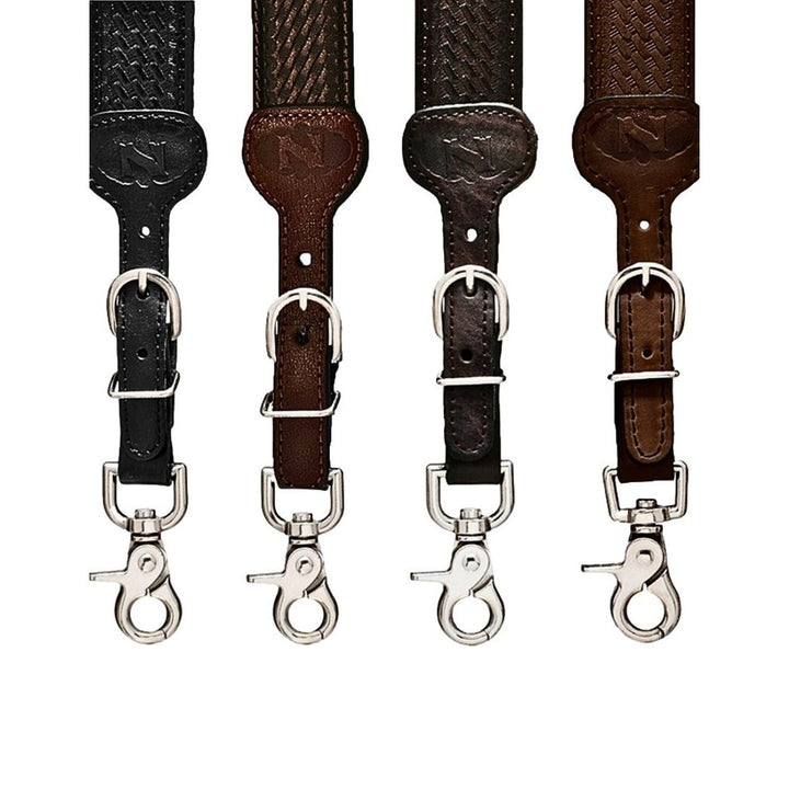 Nocona Western Suspenders Mens Tough Galluse Weave Chocolate N8512402 Image 4