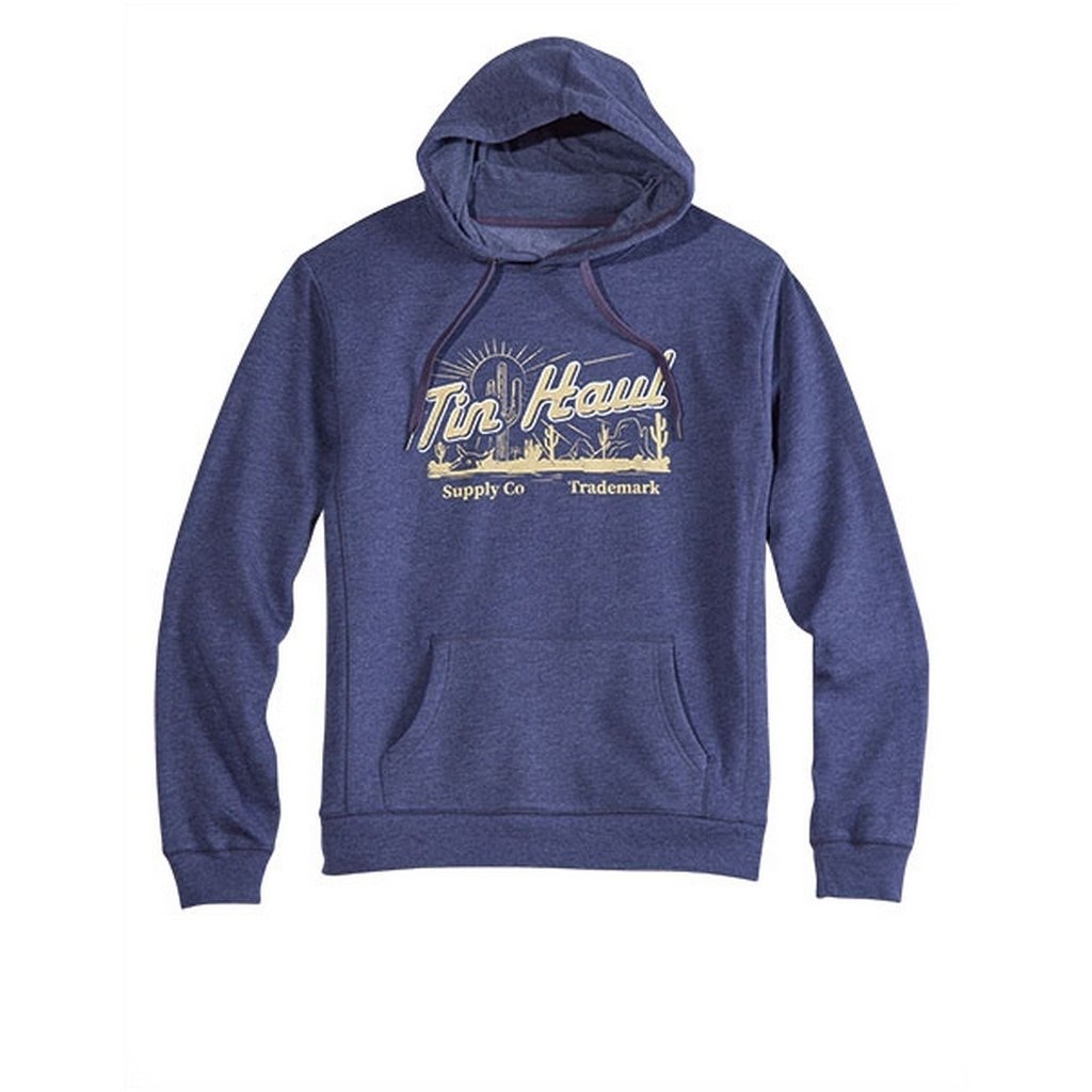 Tin Haul Western Sweatshirt Men Hoodie Screen Logo 10-097-0300-0922 BU Image 1