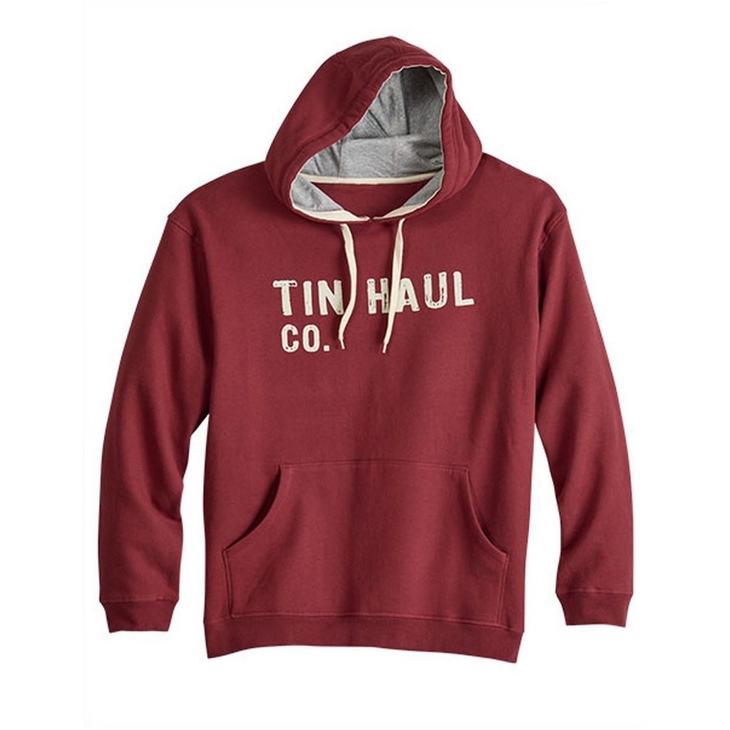 Tin Haul Western Sweatshirt Mens Hoodie Wine 10-097-0300-0919 RE Image 1