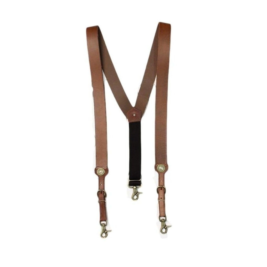 Nocona Suspenders Mens Tough Galluse Shotgun Shell Briar N8514202 Image 1