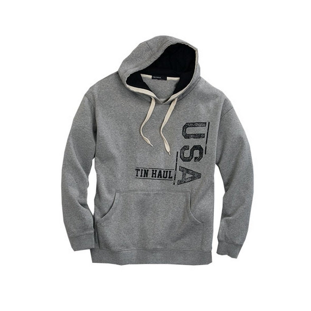 Tin Haul Western Sweatshirt Mens Hood Gray 10-097-0300-0873 GY Image 1