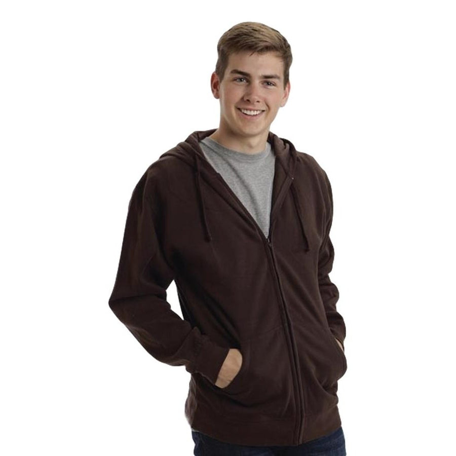 Roper Western Sweatshirt Mens Zip Hooded Brown 03-097-0198-1325 BR Image 1