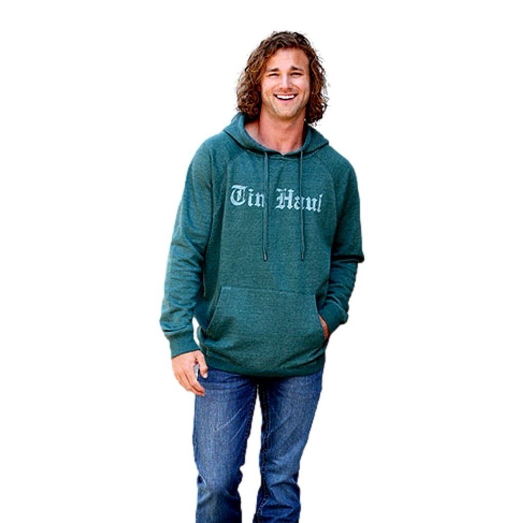 Tin Haul Western Sweatshirt Mens Drawstring Green 10-097-0300-0894 GR Image 1