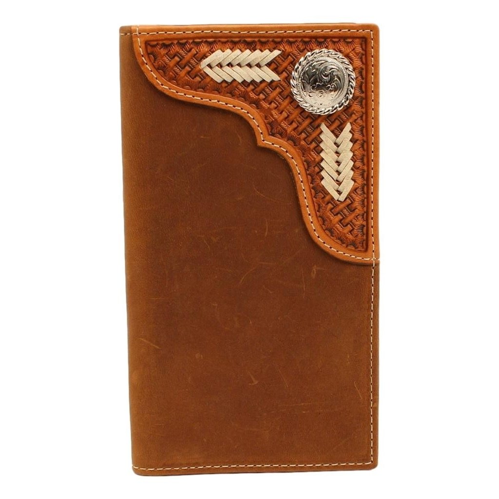 Nocona Western Wallet Mens Rodeo 6 1/2" x 3 1/2" Brown N500003844 Image 1