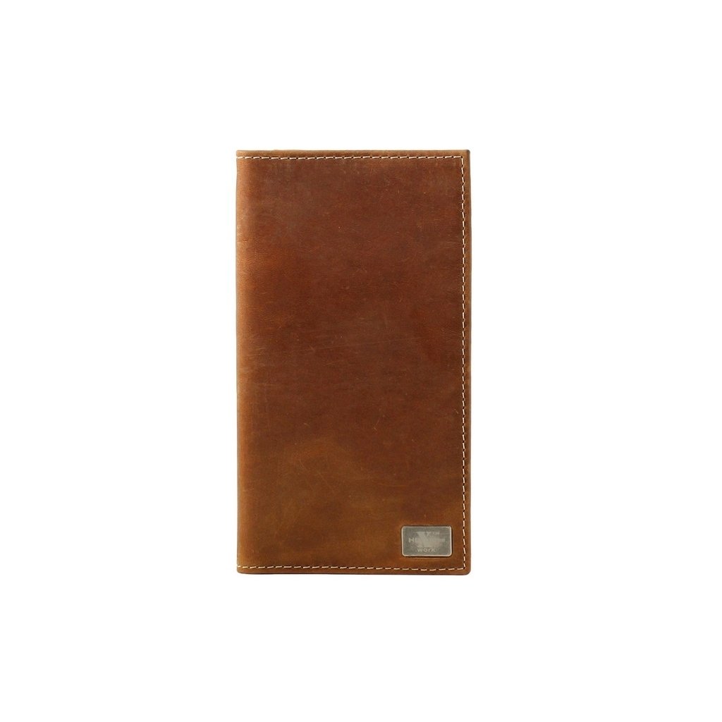 HDX Western Wallet Mens Rodeo Textured Leather Medium Brown N6311144 Image 1