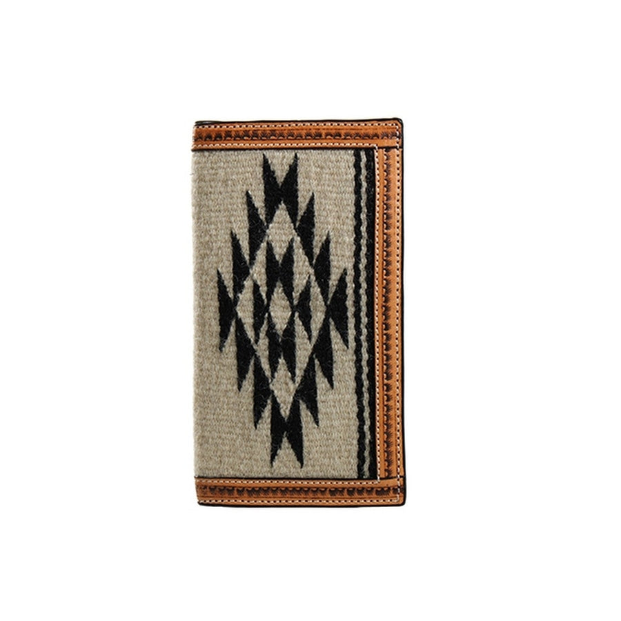 3D Western Wallet Mens Rodeo Aztec Sunrise Natural Tan D250004760 Image 1