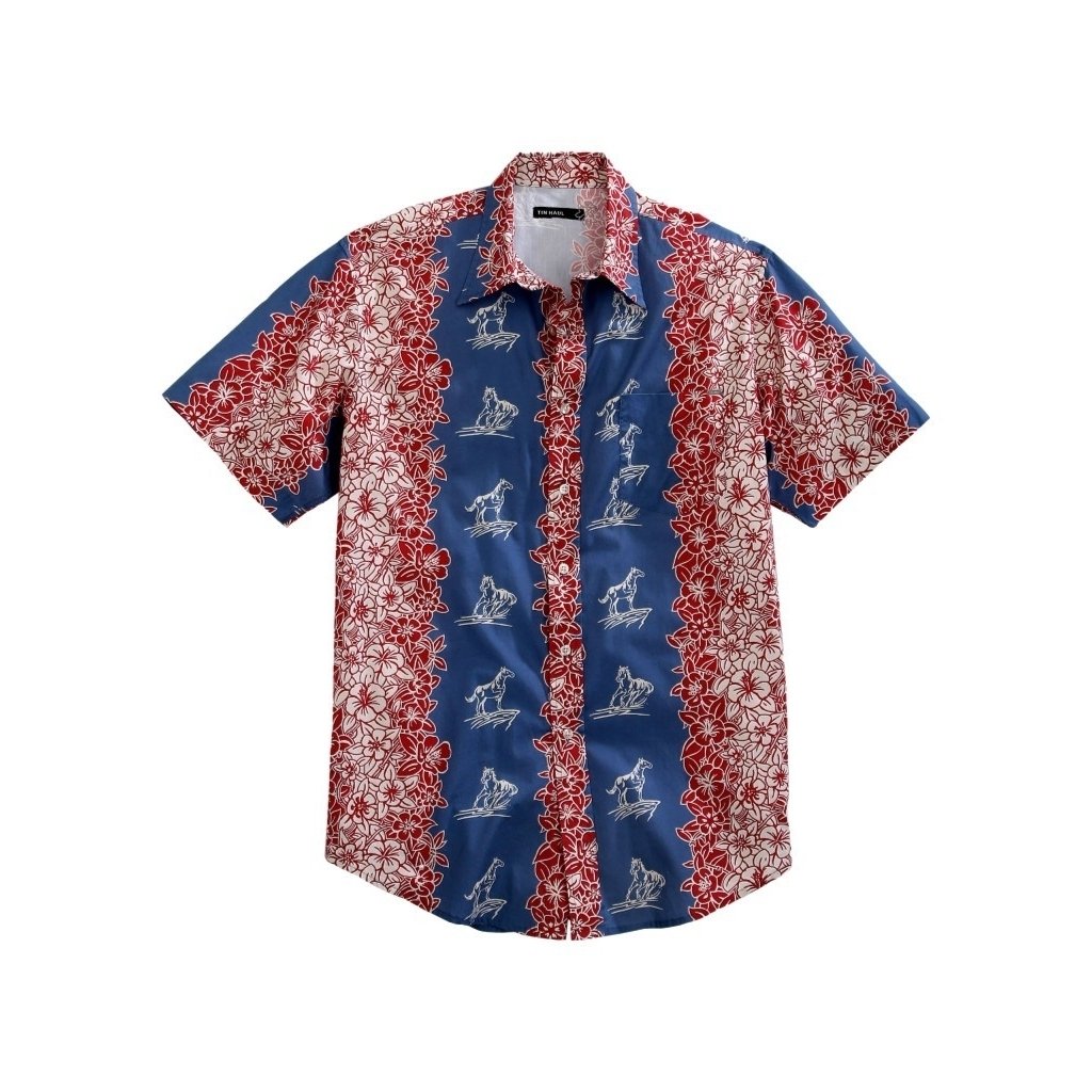 Tin Haul Western Shirt Mens S/S Multi-Color 10-002-0164-4056 MU Image 1