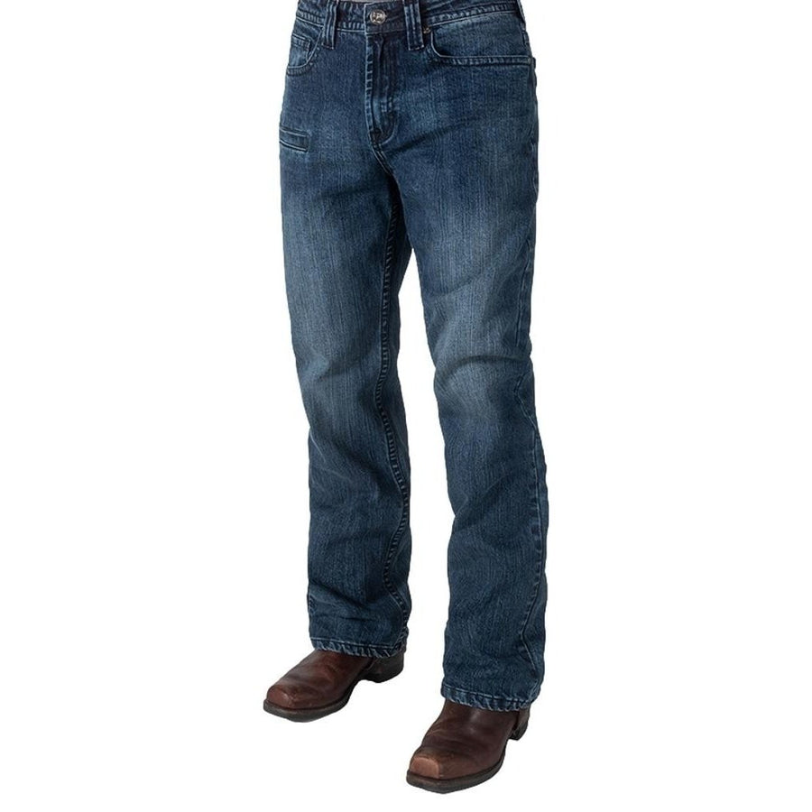 B. Tuff Western Jeans Mens Turbo II Bootcut Mid Rise Med MTURII Image 1