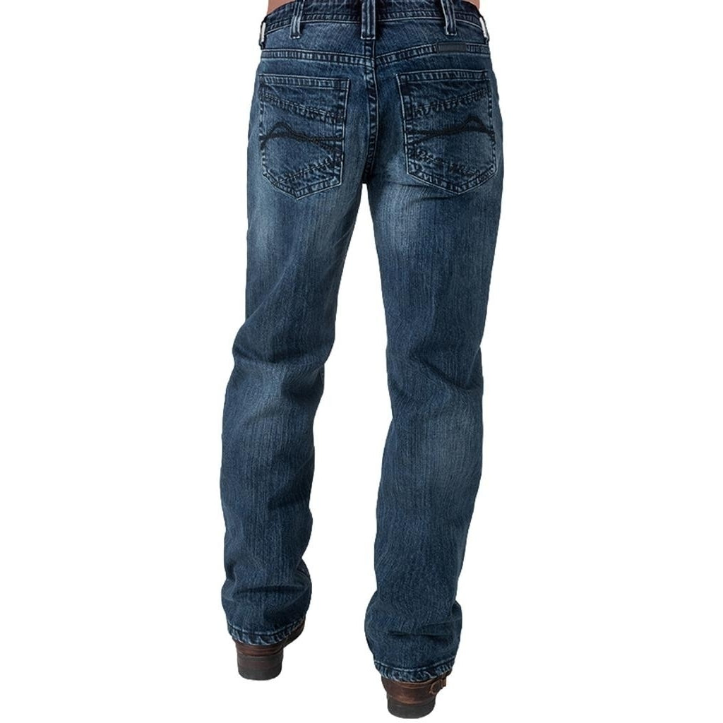 B. Tuff Western Jeans Mens Turbo II Bootcut Mid Rise Med MTURII Image 4