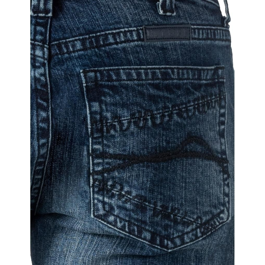 B. Tuff Western Jeans Mens Turbo II Bootcut Mid Rise Med MTURII Image 4