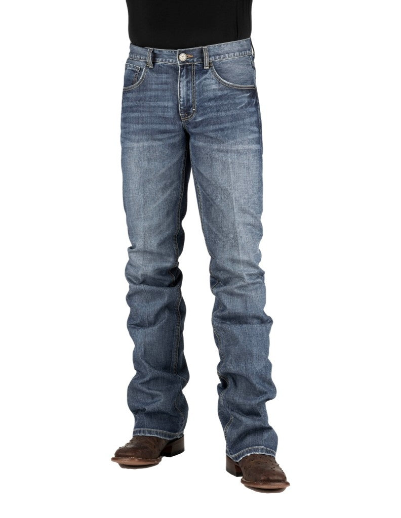 Tin Haul Western Denim Jeans Mens Low Rise Blue 10-004-1660-1775 BU Image 1