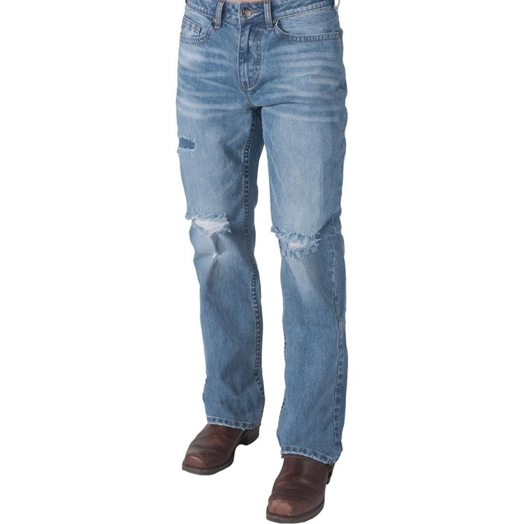 B. Tuff Western Jeans Mens Weekend Vibes Bootcut Light MWKEND Image 1